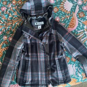 Columbia Plaid Snow Jacket